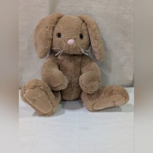 Bearington Collection Plush Tan Bunny Rabbit Stuffed Animal Soft 12” Lovey Rare